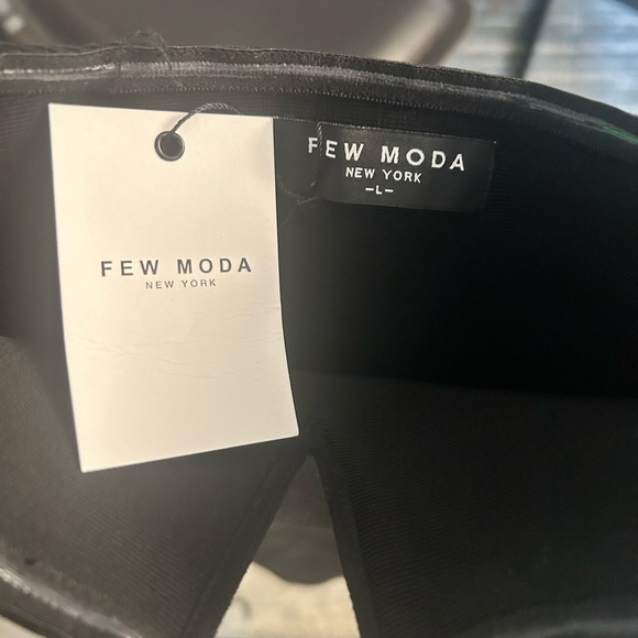 BNWT Black Few Moda V-Neck Bodycon Dress - Picture 3 of 4